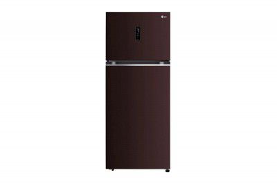 LG 408 L 3 Star Frost-Free Smart Inverter Wi-Fi Double Door Refrigerator (GL-T412VRSX)