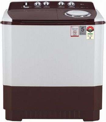 LG 10 kg 5 Star Semi-Automatic Top Loading Washing Machine (P1050SRAZ)