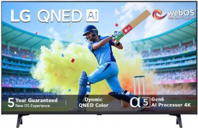 LG QNED (55") Smart WebOS TV 2024 Edition with Alpha5 AI Processor 4K Gen6 TV (55QNED75SRA)