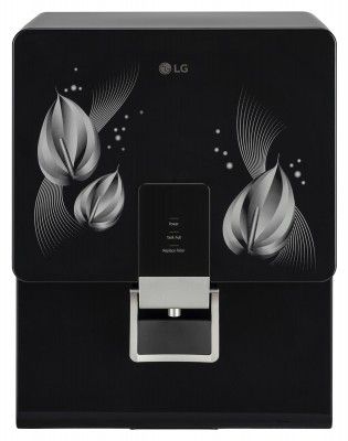 LG RO + Mineral Booster Water Purifier, 8L SS Tank, Multi-Stage Filtration, Filter Indicator, WW146RTLB Black