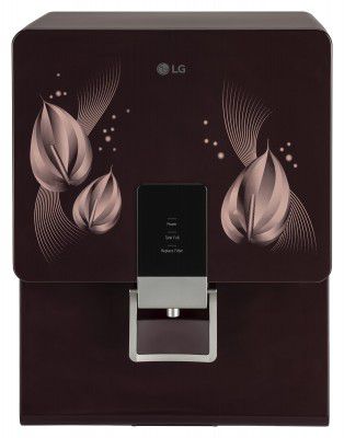 LG RO + Mineral Booster Water Purifier, 8L SS Tank, Multi-Stage Filtration, WW146RTLC Crimson Red