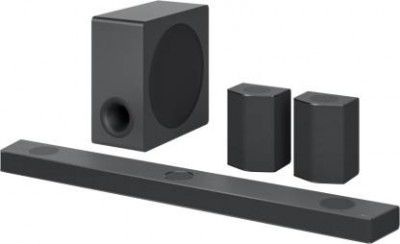 LG S95QR, Worlds 1st Triple Upfiring speaker, Dolby Atmos, IMAX, 810W, 9.1.5 Ch 810 W Bluetooth Soundbar  (Dark Steel Silver, 9.1.5 Channel)