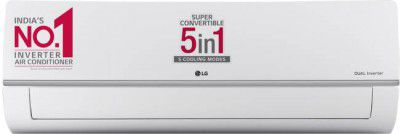 LG Super Convertible 5-in-1 Cooling, 2023 Model 1.2 Ton 3 Star Split Dual Inverter HD Filter with Anti-Virus Protection AC (RS-Q17XNXE)