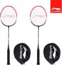LI-NING XP-60-IV Black, Pink Strung Badminton Racquet  (Pack of: 2, 86 g)...