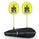 Li-Ning XP-70-IV Strung Badminton Racquet ( BLACK/GOLD , S2 , 90-95 grams , 18-20 lbs )...