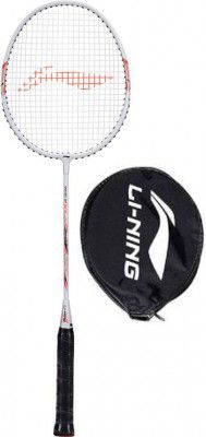 LI-NING XP-90-IV Black, White, Silver Strung Badminton Racquet  (Pack of: 1, 86 g)