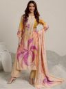 Libas Women Floral Printed Kurta with Palazzos & Dupatta...