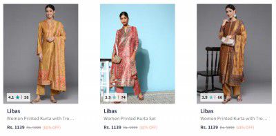 Libas Womens Dresses Upto 81% OFF