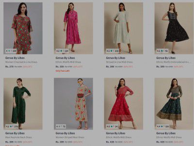 Libas Women's Ethnic Dresses Minimum 80% Off | Starts at Rs 279