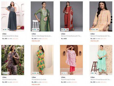 Myntra : Up to 88% OFF - Libas Women's Clothing