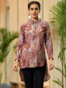 Libas Womens Printed Silk Blend Straight Kurti for Women...