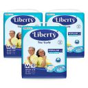 Liberty Popular Adult Diapers, Medium (M) Size, 30 Count, Waist Size (76-101cm | 30-40 inches), Unisex, Pack of 3, 10 count/pack...