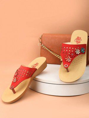 LIBERTY  Women Red Flats Sandal