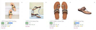 Liberty Women's Footwear Upto 72% Off | Starting From ₹386