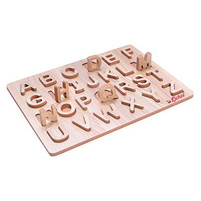 Lichee® Learning & Educational Puzzle Board Toy | Alphabet, Number & Patten, Puzzle | Writing and Reading Puzzle Toys for Your 2+ Years Old Kids (ABCD Puzzle Board)