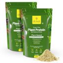 Life Aveda Green Vital Plant Protein Powder | 16.05g Protein with EAAs - 250g (Pack of 2)...