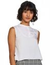 Life by Shoppers Stop Womens Band Collar Solid Top...