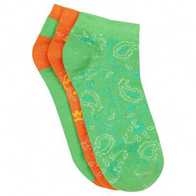 Life by Shoppers Stop Womens Solid and Printed Socks Pack of 3