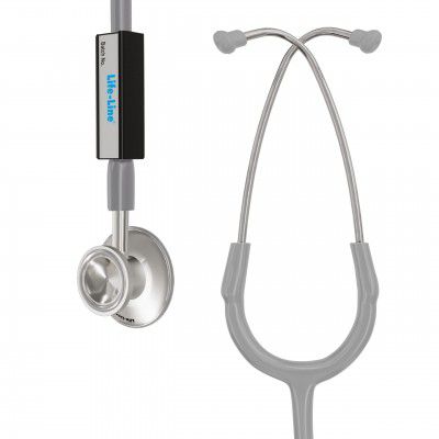 LIFE LINE Alpha Stethoscope | Single Diaphragm Aluminum Silver finish Chest Piece for Adult |Y Tube | Suitable for Students