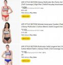 LIFE STYLE SECTION Bra Panty Set At ₹109...