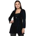 Life by Shoppers Stop Womens Notched Lapel Slub Jacket (Blue_Medium)...