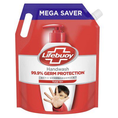 Lifebuoy Total 10 Germ Protection Liquid Hand Wash 1.5 L Refill Pack