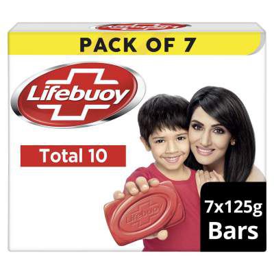 Lifebuoy Total10 Soap, 125 g (Pack of 7)