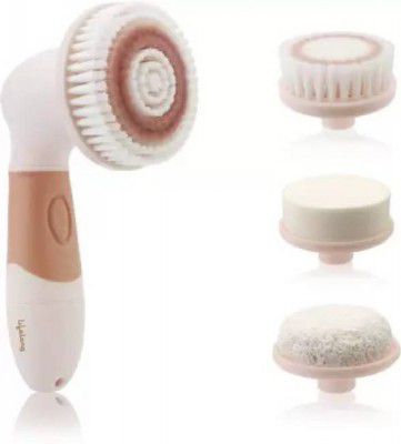 Lifelong 126 LLM126 Electric Portable Face Cleanser Massager (Brown)