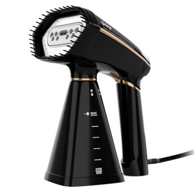 Lifelong 1380 W Steam Iron for Clothes - Handheld Electric Garment Steamer with 350 ml Capacity - Iron Steamer Press with Adjustable Steam Setting (LLGRMS902, Black)