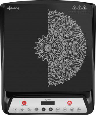Lifelong 1800 W Induction Cooktop Push Button (Black, LLIC100)