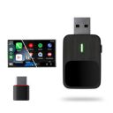 Lifelong 2-in-1 Wireless CarPlay & Android Auto Adapter | Dual Phone Connection, Plug & Play USB Type-A to C, iOS & Android Compatibility, Support OEM Controls |Stick Cast - Bluetooth & Wi-Fi(LLECA25)...