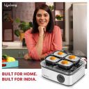 Lifelong 2-in1 Egg Boiler and Poacher 500-Watt, Boil 8 eggs, Poach 4 eggs...