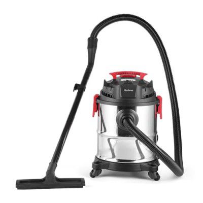 Lifelong 21 Litre Vacuum Cleaner for Home – 1200 W, Wet & Dry Floor Cleaner Brush with Blower Function,16kPa Suction Power, Stainless Steel Body & Multiple Accessories for Sofa, Bed & Floor Carpet