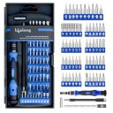 Lifelong 62 in 1 Magnetic Screwdriver Set, Tool Kit for Home Use Multipurpose - Furniture & Electronic Repair | Extendable & Flexible Shaft (LLETK09)...