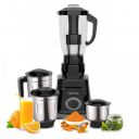 Lifelong 750 Watt Juicer Mixer Grinder, 4 Jars for Grinding, Mixing, and Juice at home, 1.5L Juicer with Fruit Filter (LLMG75, Black)...