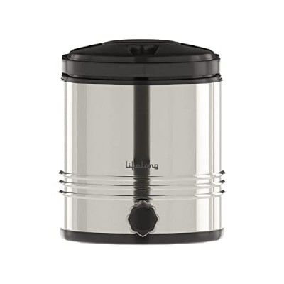 Lifelong 8.5 litres Insulated Stainless Steel Water Jug| Thermos Jug| Hot & Cold | Easy to Carry Handle| Leakproof Tap| Spill-Proof Airtight Lid (LLWMJ85, Silver)