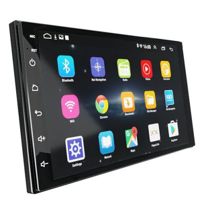Lifelong 9 Inch Hd Android Double Din Wi-Fi Stereo Player 13 Android Version Gorilla Glass IPS Display Car Stereo Touch Screen Flashing 2Gb Ram 32Gb ROM for All Cars (Llas001)