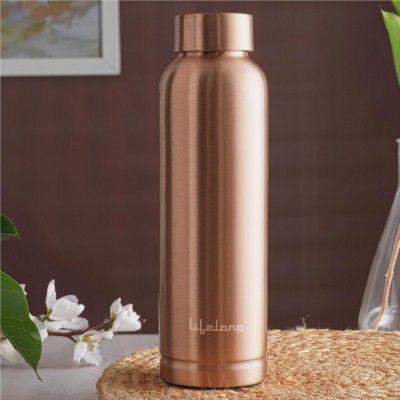 Lifelong 900 ml Copper Water Bottle | Natural alkaline water