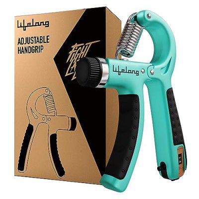 Lifelong Adjustable Hand Grip Strengthener | Hand Gripper with Counter for Men & Women, LLFAHGC01