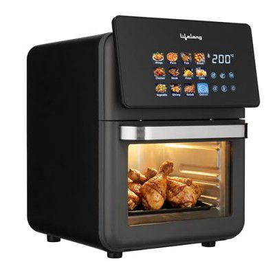Lifelong Air Fryer Oven 10L | 12 Preset Modes | 1350W Power