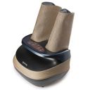 Lifelong Air Pressure Foot & Leg Massager Machine With Heat For Home - Leg,Foot & Calf Massager - Portable Foot Massager With 14 Compression Air Bags,6 Foot Rollers & 3 Massage Modes (Llm891), Brown...