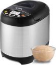 Lifelong Atta and Bread Maker 550 Watt (19 Pre-Set Menu with Adjustable Crust Control) LLBM01. Bread Maker (Black)...