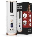 Lifelong Automatic Hair Curler, Quick Heating Rechargeable Cordless Hair Styler|L/R Rotating Curler (150-200° C)|Ceramic Coated Rotatable Hair Curling Iron, 6 Temps & Timers (LLPCW101, White)...