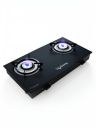 Lifelong Black Manual Ignition Glass Top Gas Stove...