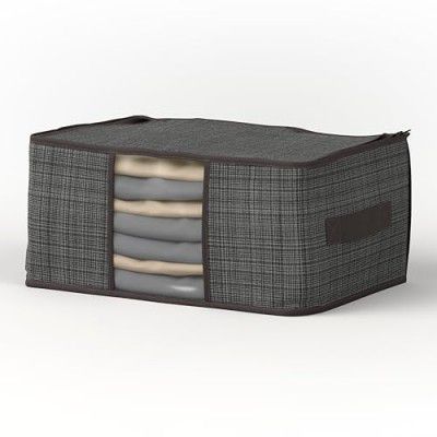 Lifelong Blankets Storage Bag for Home | Underbed Organizer & King Size Blanket Cover (LLUBL01, Grey)