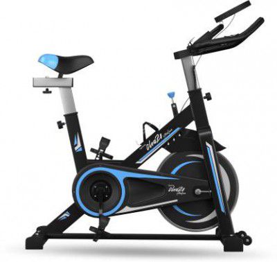 Lifelong Chaze by Milind Soman CZSB06 Fit Pro Spin Bike with 6Kg Flywheel Upright Stationary Exercise Bike  (Blue)