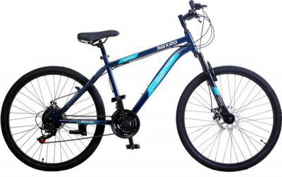 Lifelong Chaze by Milind Soman SGX 20 CZBC2795 27.5T with Dual Disc 21 Speed 27.5 T (inch) Mountain/Hardtail Cycle  (21 Gear, Blue, Only Front Suspension)