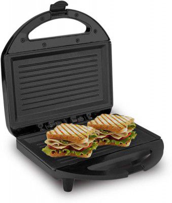 Lifelong Classic Pro 750 W Sandwich Maker with 4 Slice Non-Stick Fixed Plates Grill  (Black)