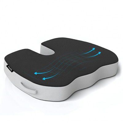 Lifelong Coccyx Cushion | Donut Pillow for Tailbone Pain (LLCC12)