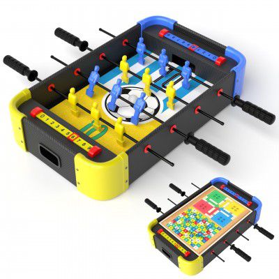 Lifelong Cuppy 3-in-1 Foosball Table for Kids | Indoor Tabletop Game Set for Boys & Girls Age 5+ | Compact Build for Home, Gifting & Family Game Nights